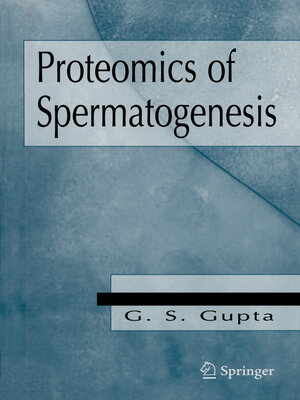 cover image of Proteomics of Spermatogenesis